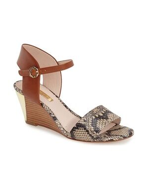 Louise et Cie Kami Wedge Sandals snake skin